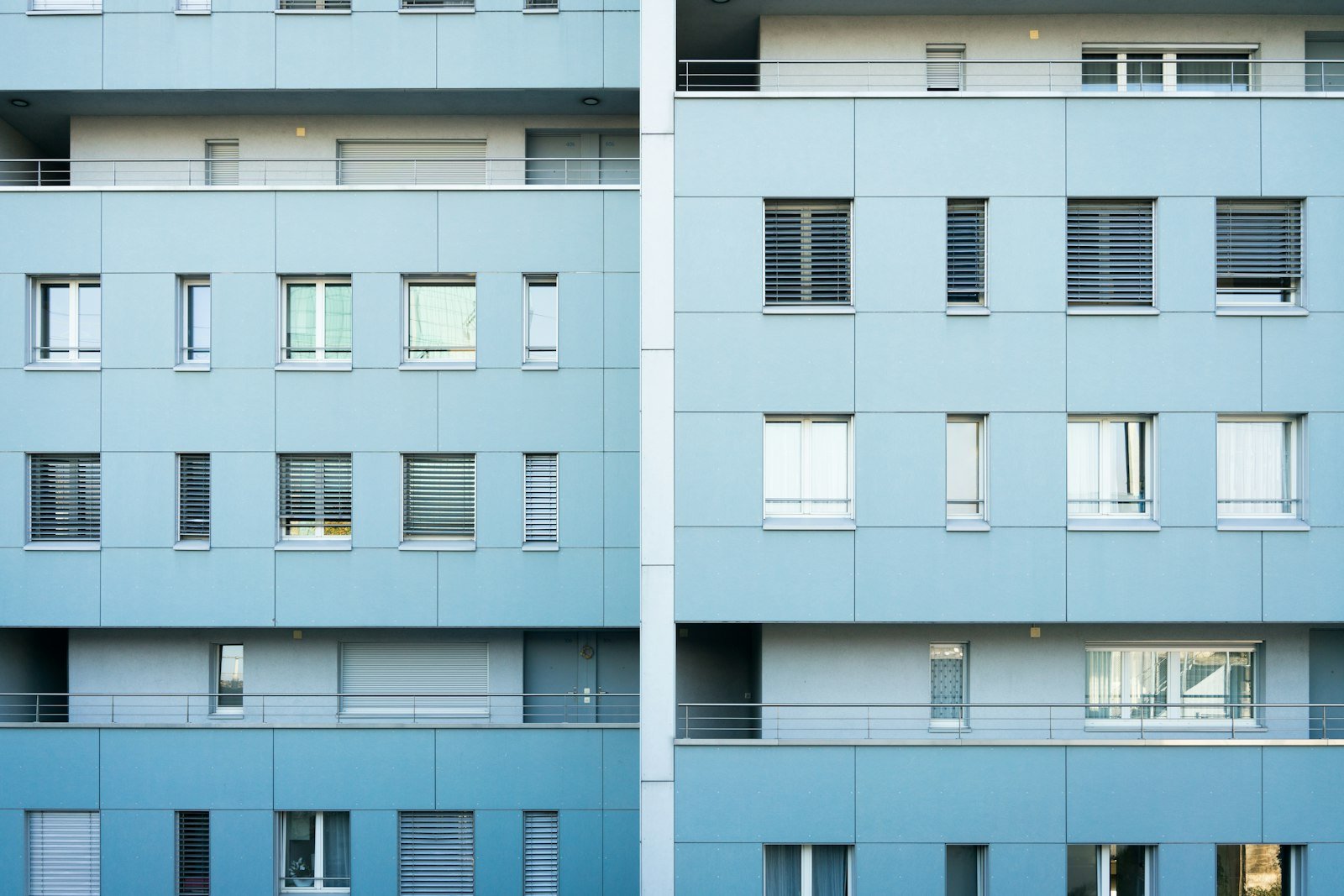 Fassade eines modernen Wohngebäudes